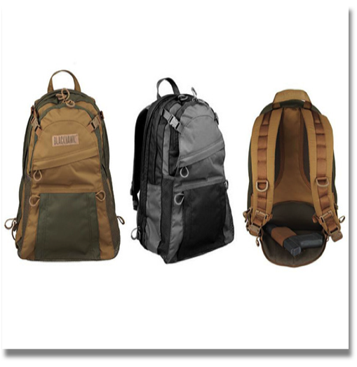 BLACKHAWK! DIVERSION CARRY BACKPACK

Featuring a hidden weapon compartment with access through a half-moon pad on the back panel, this casual backpack design is ideal for carrying concealed in style.
